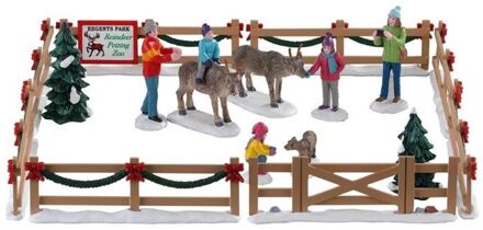 'Reindeer Petting Zoo' - Figuur Multicolor