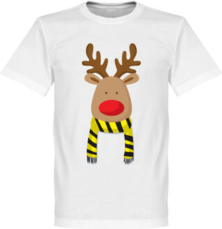 Reindeer Supporter T-Shirt - Zwart/Geel - L