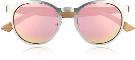 Reine gepolariseerde zonnebril - bamboe/groen