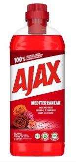 Reiniging Ajax Multi -Gebruiksschoner Mediterrane Rode Bloemen 1000 ml