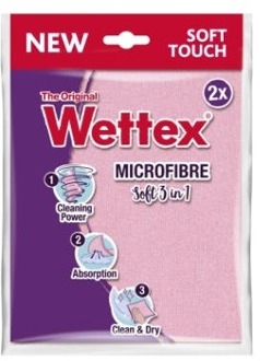 Reiniging Wettex Microveibre Power Doek 2 st