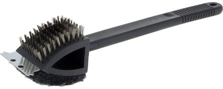 Reinigingsborstel 3 in 1 37.5cm zwart