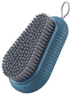 Reinigingsborstel Heavy Duty Handheld Plastic Scrub Borstel Voor Thuis Keuken Badkamer Gebruik blauwe kleur