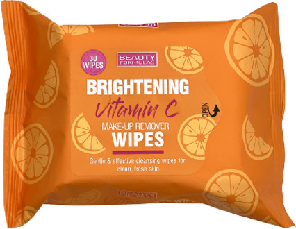 Reinigingsdoekjes Beauty Formulas Vitamin C Facial Wipes 30 st