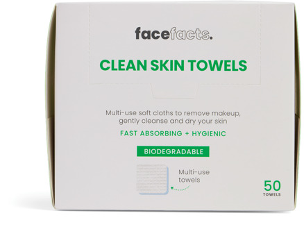 Reinigingsdoekjes Face Facts Ceramide Clean Skin Towels 50 st