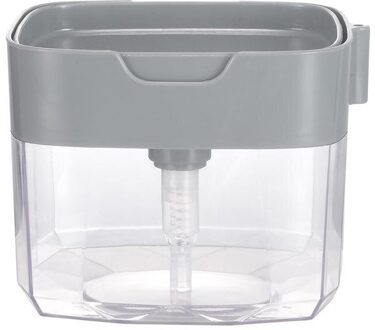 Reinigingsvloeistof Schuim Dispenser Container Handpers Zeep Organisator Keuken Cleaner Tool Zeep Pomp Dispenser Met Spons Houder 03