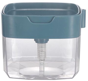 Reinigingsvloeistof Schuim Dispenser Container Handpers Zeep Organisator Keuken Cleaner Tool Zeep Pomp Dispenser Met Spons Houder 04
