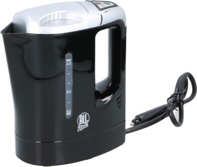 Reis Waterkoker 24 Volt - Waterkoker 0,8L voor Sigarettenaansteker Auto - Zwart Grijs