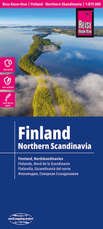 Reise Know-How Landkarte Finnland und Nordskandinavien 1 : 875 000