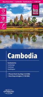Reise Know-How Landkarte Kambodscha 1 : 500.000