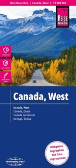 Reise Know-How Landkarte Kanada West 1 : 1.900.000