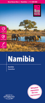 Reise Know-How Landkarte Namibia 1 : 1.200.000