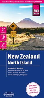 Reise Know-How Landkarte Neuseeland, Nordinsel 1:550.000