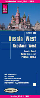 Reise Know-How Landkarte Russland West  1 : 2.000 000