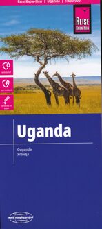 Reise Know-How Landkarte Uganda (1:600.000)