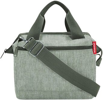 Reisenthel Allrounder Cross Shoulderbag twist sage damestas Groen - H 24 x B 22 x D 13 cm