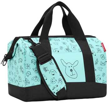 Reisenthel Allrounder M Kids Reistas Cats And Dogs Mint Blauw