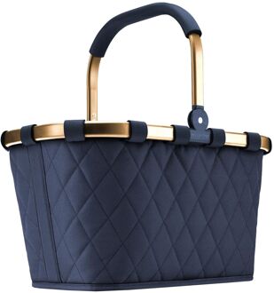 Reisenthel boodschappentas frame rhombus midnight gold Blauw - H 29 x B 48 x D 28 cm