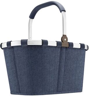 Reisenthel boodschappentas herringbone dark blue Blauw - H 29 x B 48 x D 28 cm