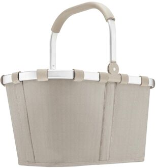 Reisenthel boodschappentas herringbone sand Zand - H 29 x B 48 x D 28 cm