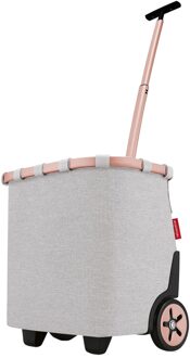 Reisenthel Carrycruiser boodschappentrolley twist sky rose Lichtgrijs