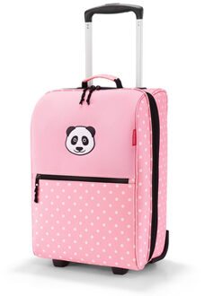 Reisenthel Kids Trolley XS Panda Dots pink Kinderkoffer Roze - H 43 x B 30 x D 18