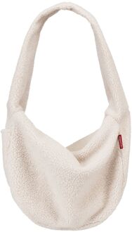 Reisenthel Moonbag Teddy sand schoudertas dames Zand - H 33 x B 48 x D 14 cm