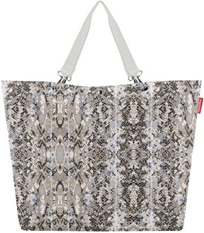 Reisenthel Shopper XL snake sand damestas Zand - H 44.5 x B 68 x D 20 cm