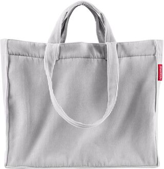 Reisenthel Softshopper Cord grey schoudertas dames Grijs - H 33 x B 48 x D 14 cm