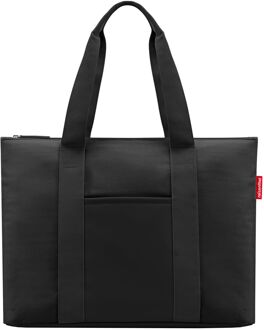 Reisenthel Sportshopper mix black schoudertas dames Zwart - H 38 x B 53 x D 25 cm