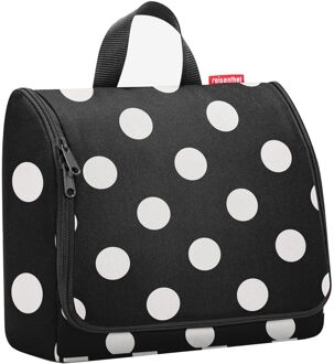 Reisenthel Toiletbag XL dots white toilettas Multicolor - H 23 x B 28 x D 10 cm