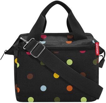 Reisenthel Travelling Allrounder Cross dots damestas Zwart - H 24 x B 22 x D 13 cm