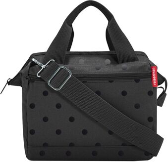 Reisenthel Travelling Allrounder Cross glossy dots black damestas Zwart - H 24 x B 22 x D 13 cm