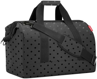 Reisenthel Travelling Allrounder L glossy dots black Zwart - H 39.5 x B 48 x D 29 cm