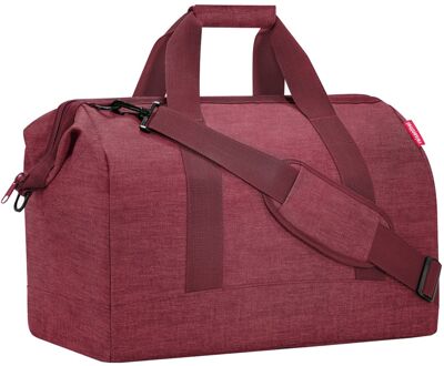 Reisenthel Travelling Allrounder L twist maroon Rood - H 39.5 x B 48 x D 29 cm