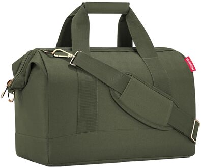 Reisenthel Travelling Allrounder M forest gold weekendtas handbagage Goud - H 33.5 x B 40 x D 24 cm