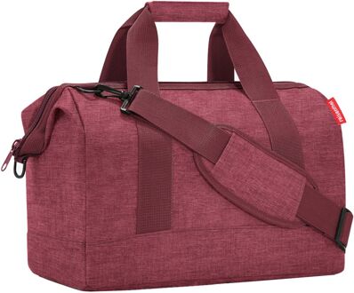 Reisenthel Travelling Allrounder M twist maroon weekendtas handbagage Rood - H 33.5 x B 40 x D 24 cm