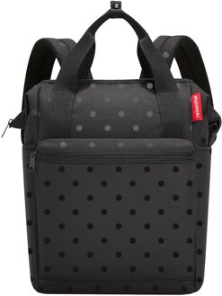 Reisenthel Travelling Allrounder R glossy dots black rugzak Zwart - H 39 x B 31 x D 17 cm