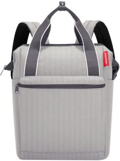 Reisenthel Travelling Allrounder R herringbone grey rugzak Grijs - H 39 x B 31 x D 17 cm