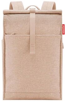 Reisenthel Urban Rolltop Backpack twist coffee Bruin - H 49 x B 30 x D 14.5 cm