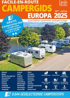 Reisgids Facile-en-Route Campergids Europa 2025 | Facile Media B.V.