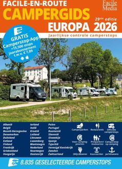 Reisgids Facile-en-Route Campergids Europa 2026 | Facile Media B.V.