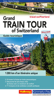Reisgids Grand Train Tour of Switzerland Touring Guide FR | Hallwag