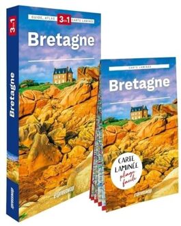 Reisgids - Wegenkaart - landkaart Bretagne explore gids + atlas + kaart | ExpressMap