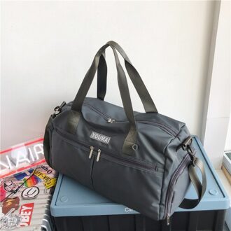 Reistas Organizer Bagage Tas Nylon Tas Reistas Verpakking Zakken Zak Grijs