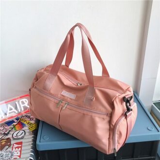 Reistas Organizer Bagage Tas Nylon Tas Reistas Verpakking Zakken Zak Roze