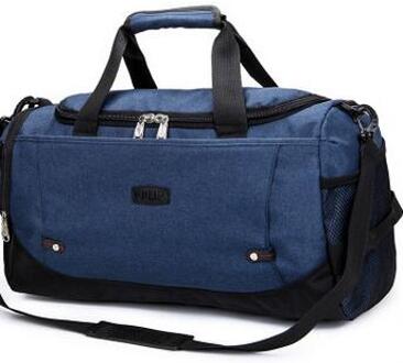 Reistas Vrouwelijke Reistas Grote Reizen Capaciteit Tas Mannen Reistas Blauw