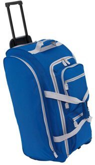 Reistas/weekendtas trolley model Greenland - 75 x 30 x 33 cm - 9 vakken - blauw - Reistas (volwassen)