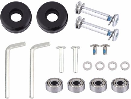 Reistassen Vervanging Bagage Wielen Set Universele Koffer Reparatie Kit Assen Wrench Bearing Skate Wiel Roller 40/45/50/70 Mm