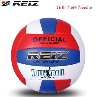 REIZ Professionele Zachte PU Volleybal Bal Concurrentie Training Bal Mannen Vrouwen Officiële Grootte Gewicht Soft Touch Volleybal Bal